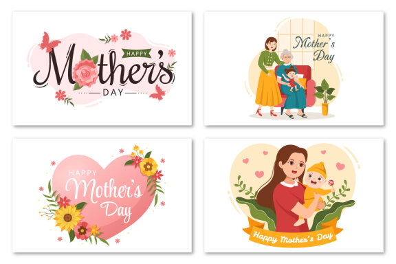 14 Happy Mother Day Illustration