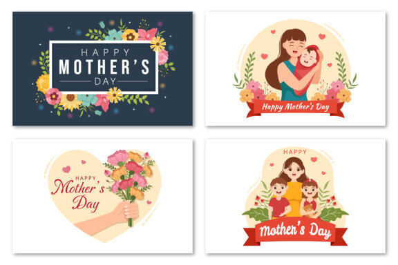 14 Happy Mother Day Illustration