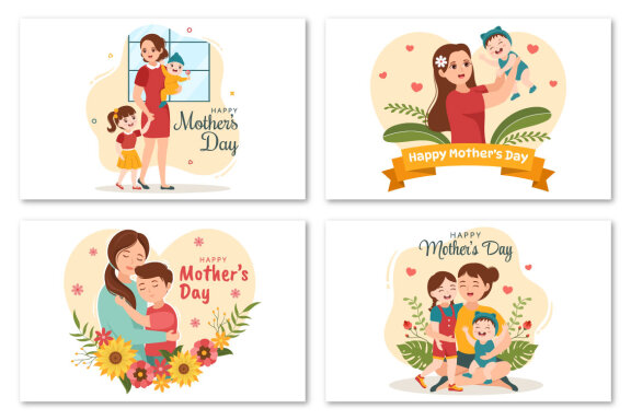 14 Happy Mother Day Illustration