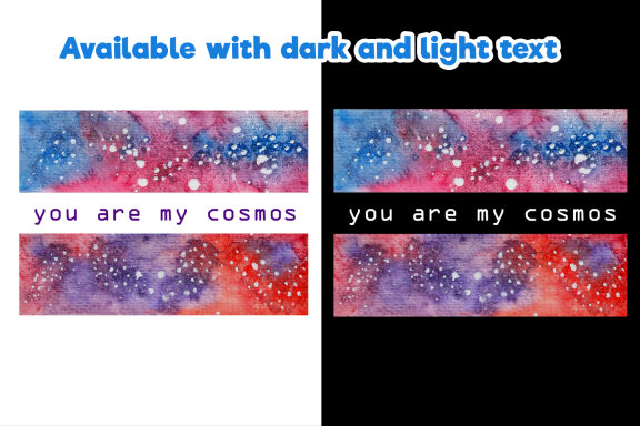 You are my cosmos. Watercolor galaxy t-shirt sublimation