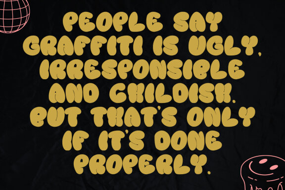 Giant Caps Graffiti Display Font