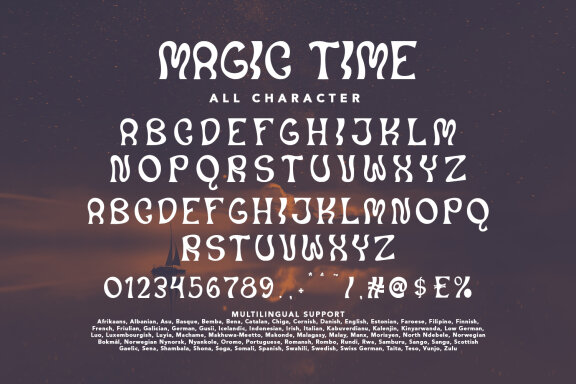 Magic Time Blackletter Display Font