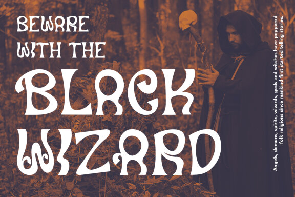 Magic Time Blackletter Display Font
