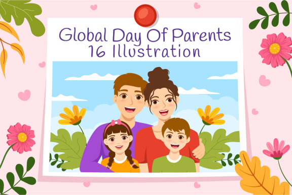 16 Global Day of Parents Illustration
