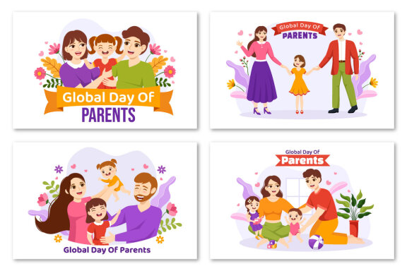 16 Global Day of Parents Illustration