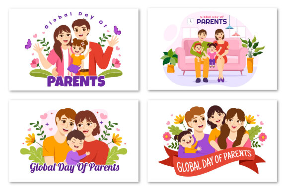 16 Global Day of Parents Illustration