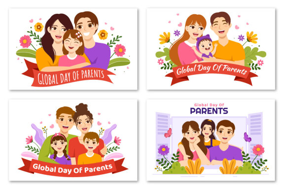 16 Global Day of Parents Illustration