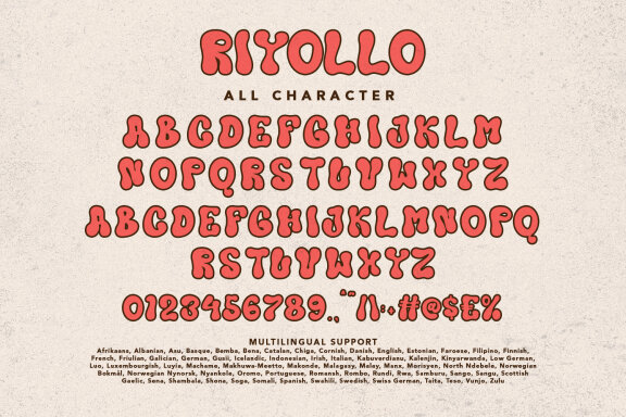 Riyollo Groovy Decorative FREE Font