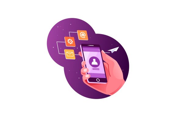 Send mail using a smartphone