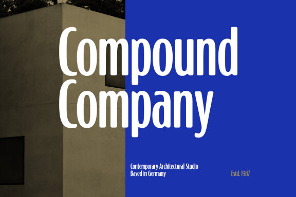 Banerton- Condensed Sans Serif