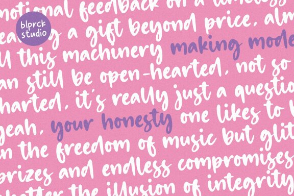Bombslide a Modern Handwritten Font