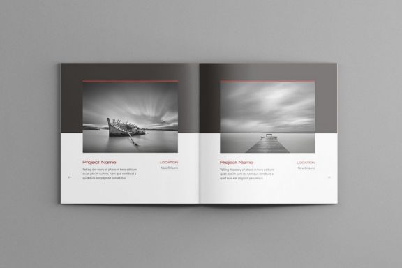 Pluto - Square Photography Portfolio Template