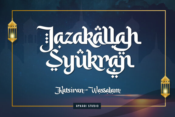 Saleha – An Arabic Style Typeface