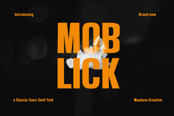 Moblick Sans Serif Font