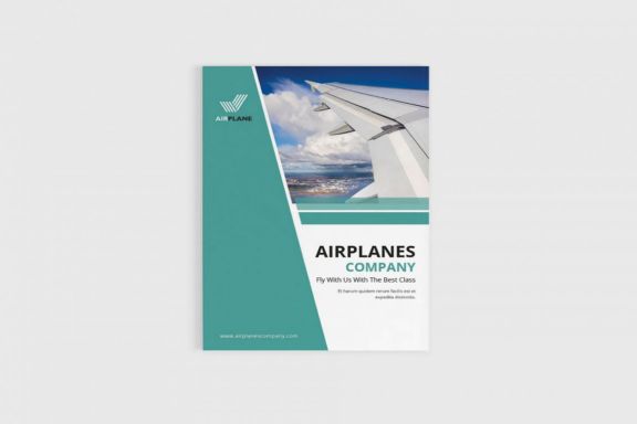 Jetcore - A4 Airlines Brochure Template