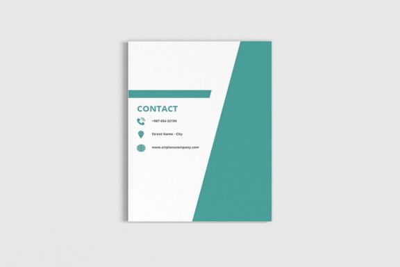 Jetcore - A4 Airlines Brochure Template