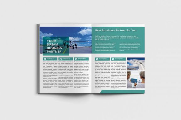 Jetcore - A4 Airlines Brochure Template
