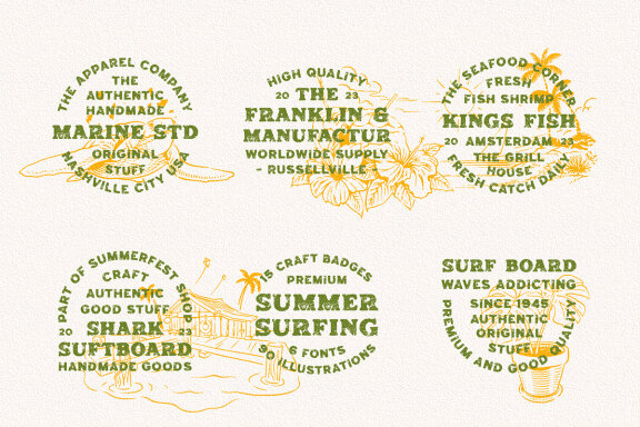 Summer Surfing - Display Font