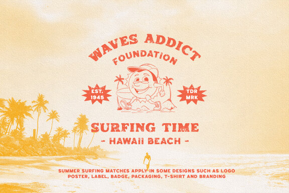 Summer Surfing - Display Font