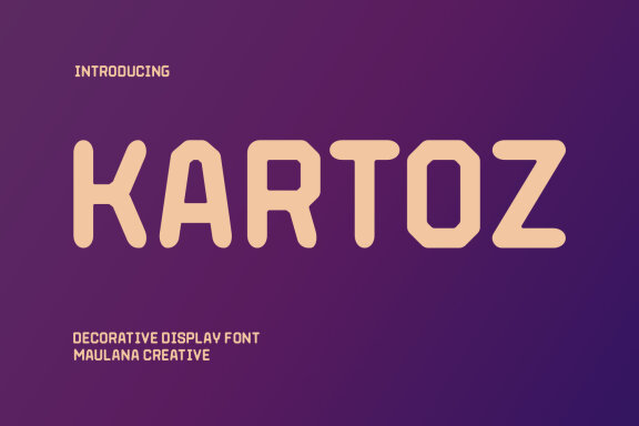 Kartoz Decorative Display Font