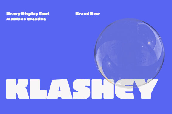 Klashey Decorative Heavy Display Font