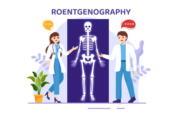 11 Roentgenography Vector Illustration