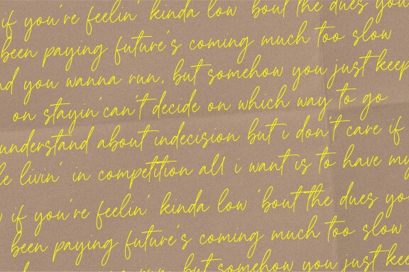 Buenos Signature Font