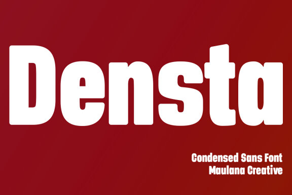 Densta Condensed Sans Display Font