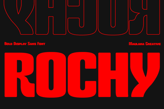 Rochy Display Sans Font