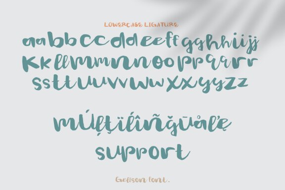 Gelsson Font