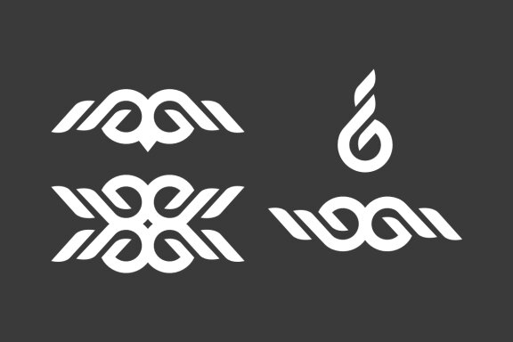 ornament gf - Free Logo Shapes
