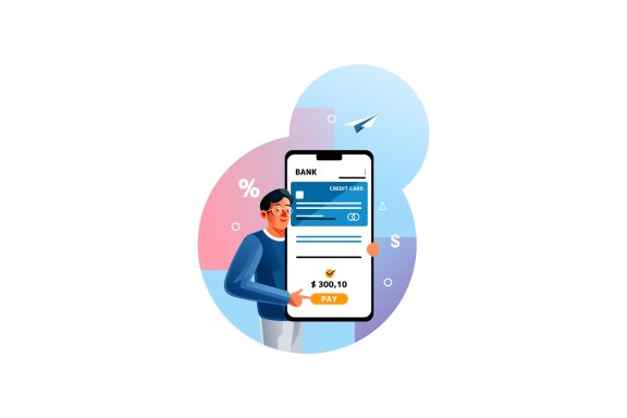 Mobile banking for pay online