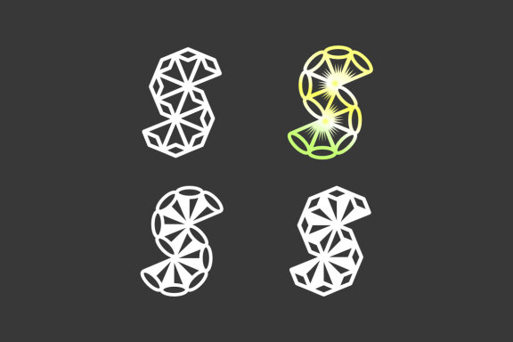 S pyramids and Cones - Free Logo Shapes