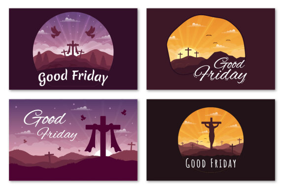 15 Happy Good Friday Illustration