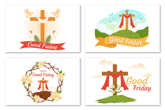 15 Happy Good Friday Illustration