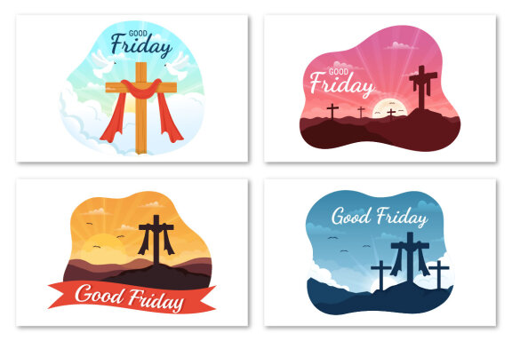 15 Happy Good Friday Illustration