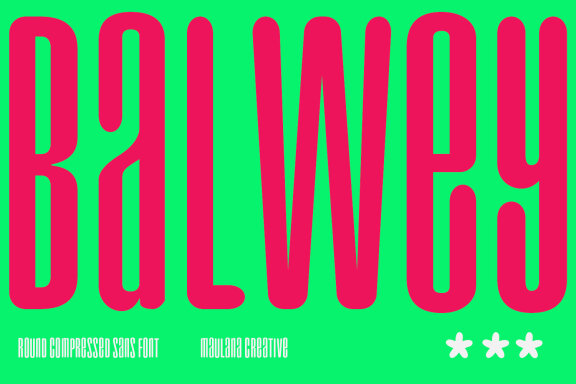 Balwey Sans Display Font