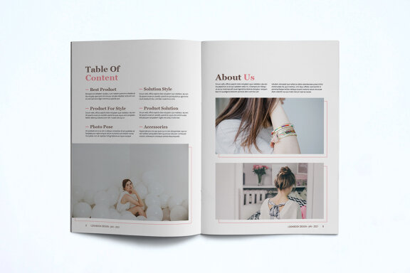 Fashion Lookbook FREE Template