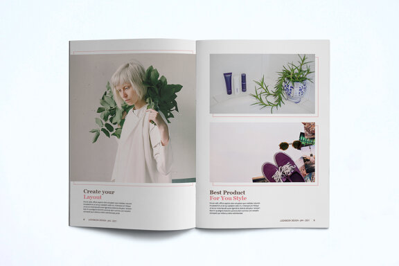 Fashion Lookbook FREE Template