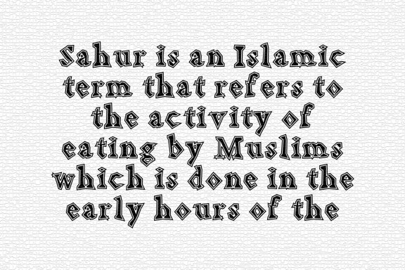 Sahurfont