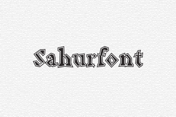 Sahurfont