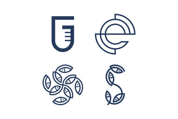 G lab S fish NE - Free Logo Shapes
