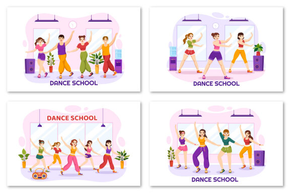 14 Dance School Illustration