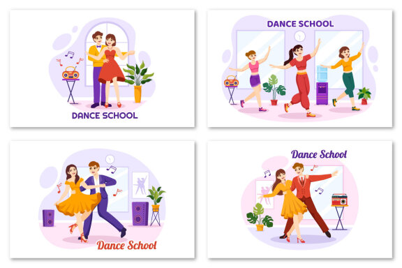 14 Dance School Illustration