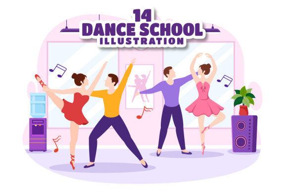 14 Dance School Illustration