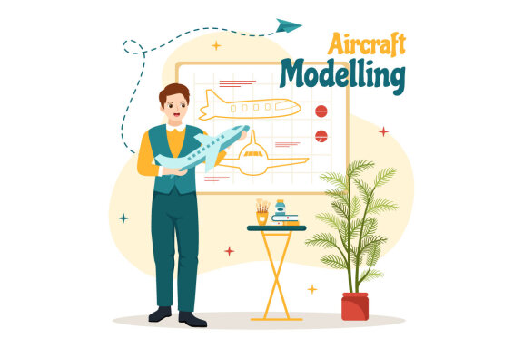 10 Aircraft Modelling and Crafting Illustration