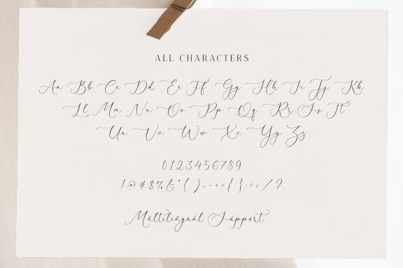 Baritone Harmony Modern Script