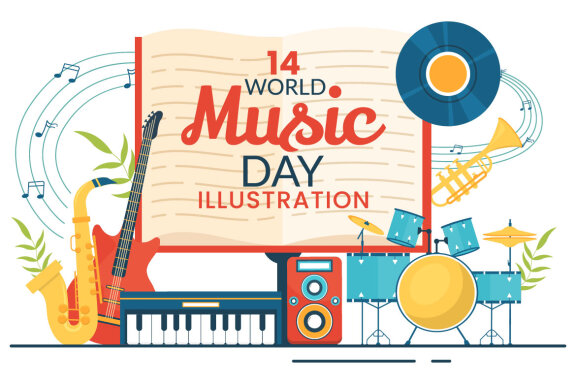 14 World Music Day Illustration