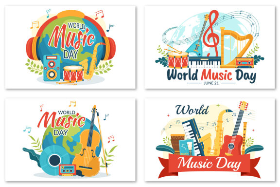 14 World Music Day Illustration