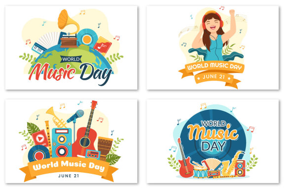 14 World Music Day Illustration